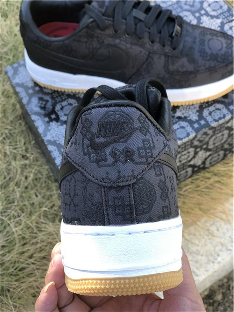 PK GOD CLOT x fragment x Nike Air Force 1 PRM BLACK retail materials ready to ship